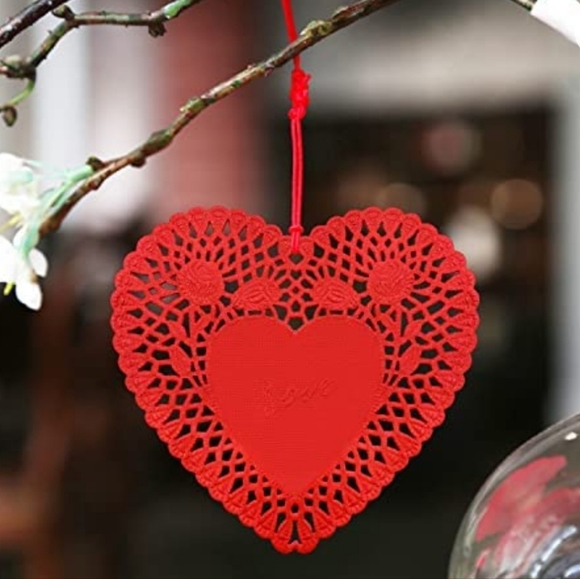 Heart paper doilies π - Picture 8 of 11